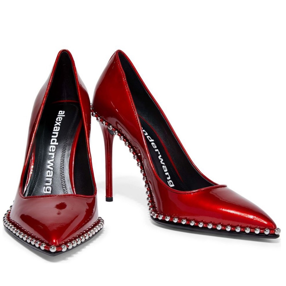 SOLD Alexander Wang Rie Studded Pumps Heels - Picture 3 of 15